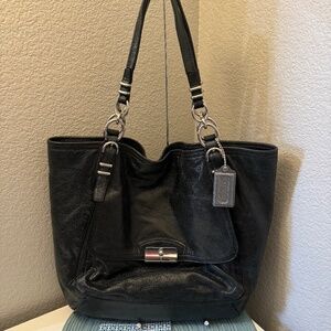 COACH F19385 Kristen Pinnacle Leather Shimmer Tote